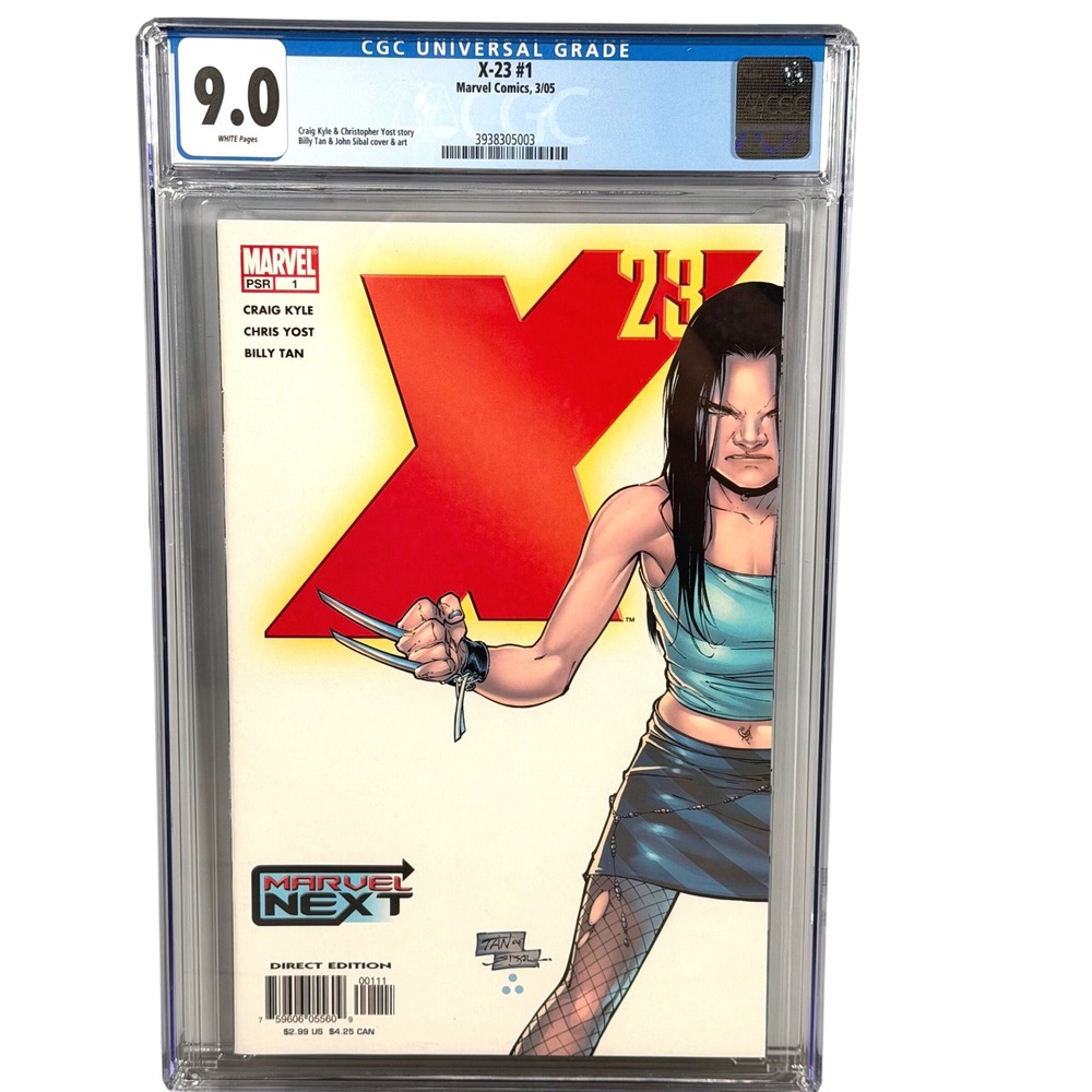 Marvel X-23 #1 CGC 9.0 White Pages First Solo Series Comic 2005 USA